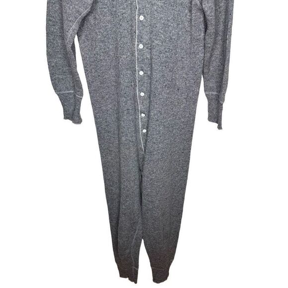 Vintage 50’s Cowboy Pijamas Long John’s Union Suite Men’s Size 44 Made in Canada - Picture 3 of 9